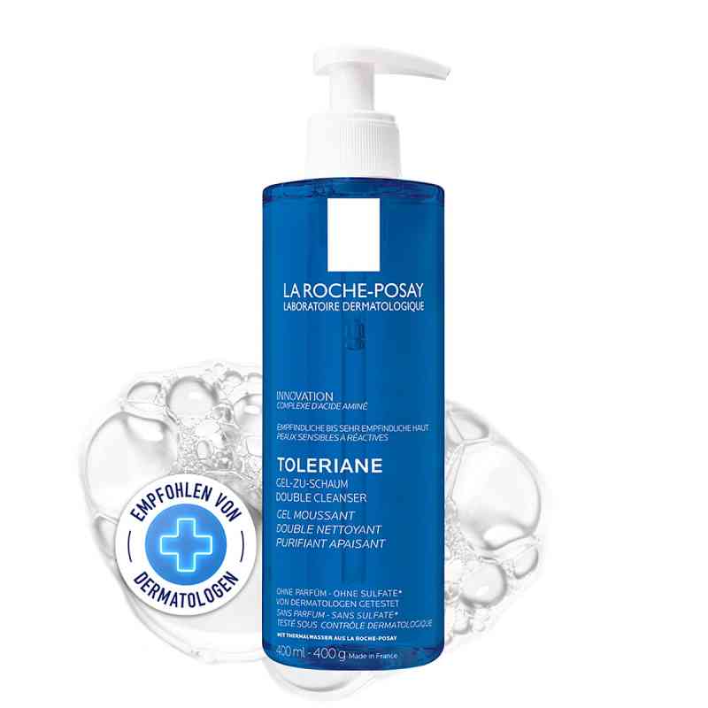 La Roche Posay Toleriane Gel-zu-Schaum Double Cleanser 400  von L'Oreal Deutschland GmbH PZN 18496125