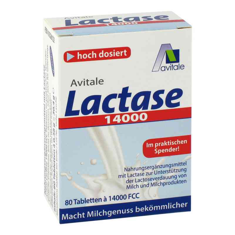 Lactase 14000 Fcc Tabletten im Spender 80 stk von Avitale GmbH PZN 10326122