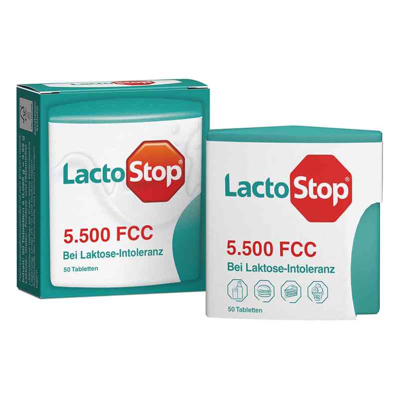 Lactostop 5.500 FCC Tabletten Klickspender 50 stk von MIBE GmbH Arzneimittel PZN 11578972