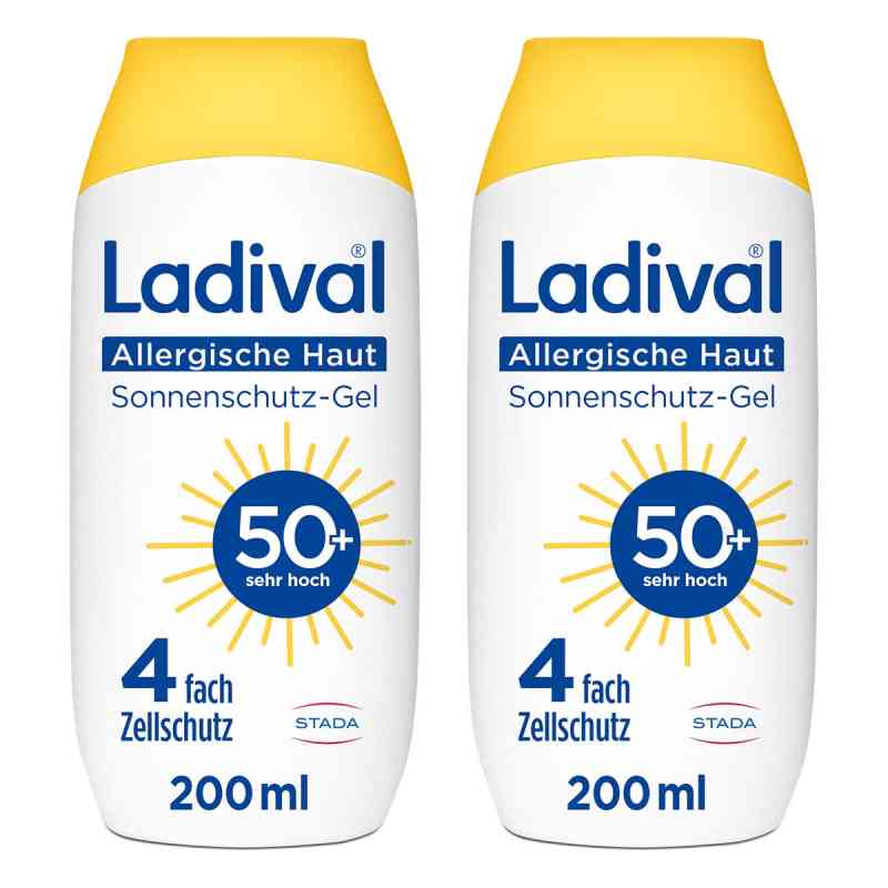 Ladival Allergische Haut Sonnenschutz-Gel LSF 50+ Körper 2x200 ml von STADA Consumer Health Deutschland GmbH PZN 08102773