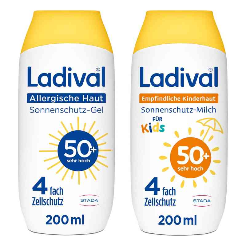 Ladival Sonnenschutz Familien-Paket LSF 50+ 2x200 ml von STADA Consumer Health Deutschland GmbH PZN 08100918