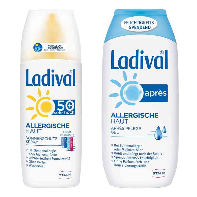 Ladival Sonnenschutzspray LSF 50 und Apres Gel  1 stk von STADA Consumer Health Deutschlan PZN 08100925