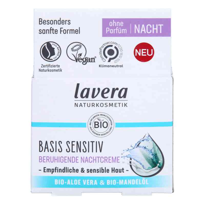 Lavera Basis Sensitiv Ber.nachtcreme 50 ml von LAVERANA GMBH & Co. KG PZN 17884569