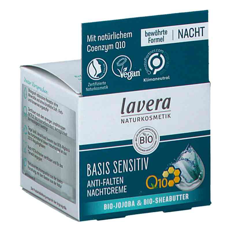 Lavera Basis Sensitiv Nachtcreme Q10  50 ml von LAVERANA GMBH & Co. KG PZN 17828022