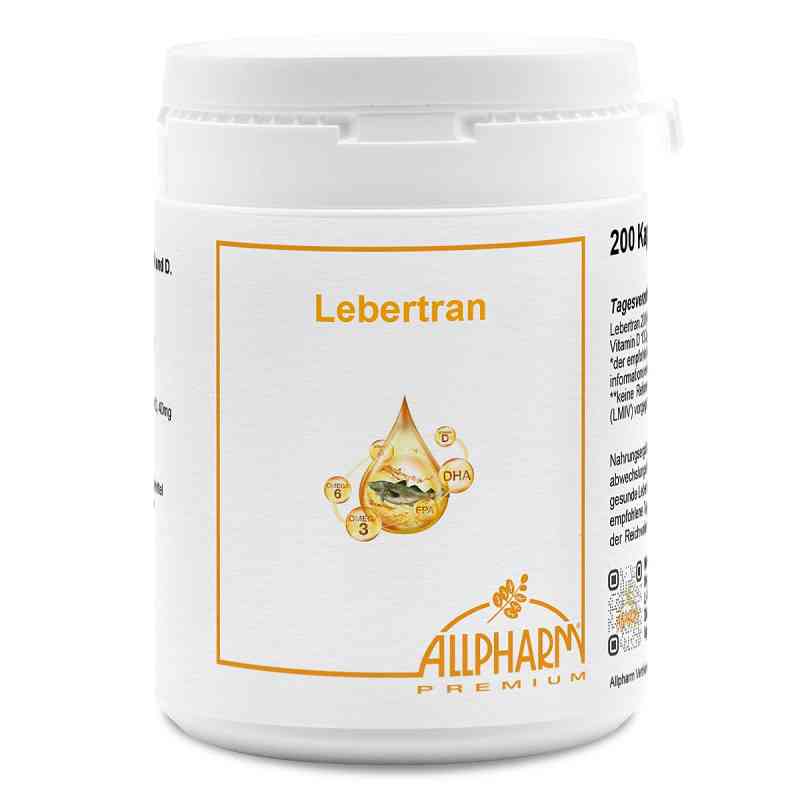 Lebertran Kapseln 500 mg 200 stk von ALLPHARM Vertriebs GmbH PZN 05856355