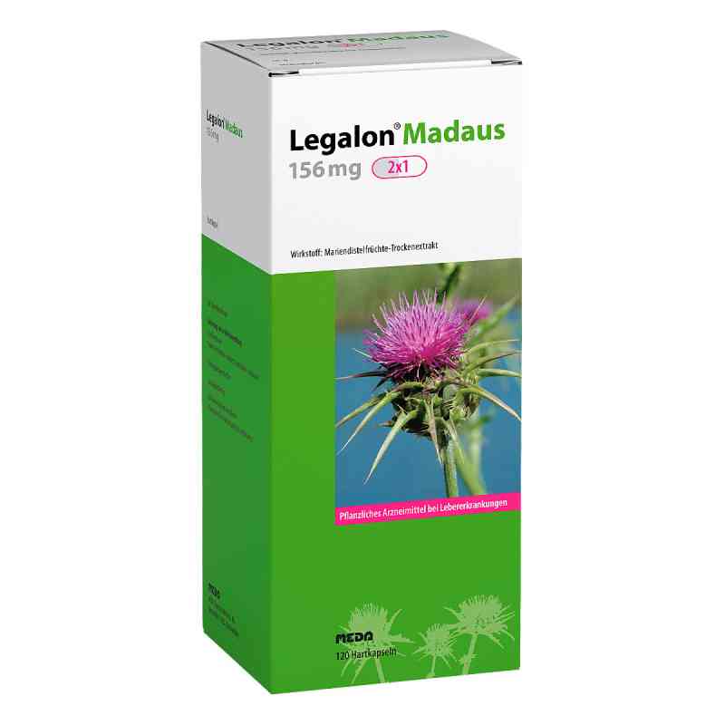 Legalon 156 mg Madaus Hartkapseln 120 stk von Viatris Healthcare GmbH PZN 11548184