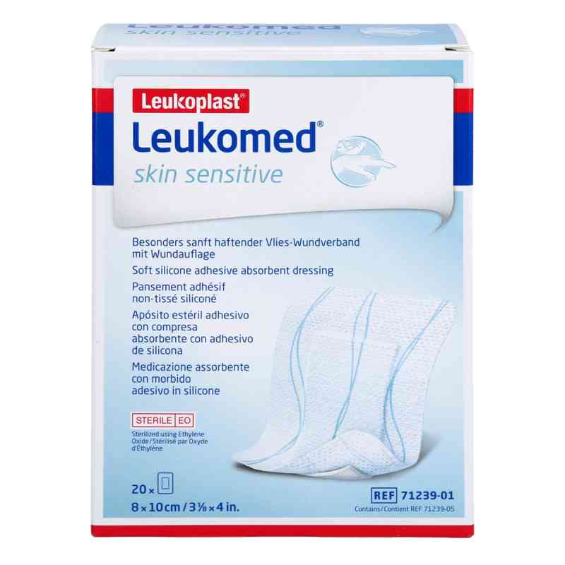 Leukomed Skin Sensitive Steril 8x10 Cm 20 stk von B2B Medical GmbH PZN 18469921