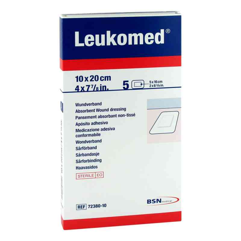 Leukomed sterile Pflaster 10x20 cm 5 stk von BSN medical GmbH PZN 01050744