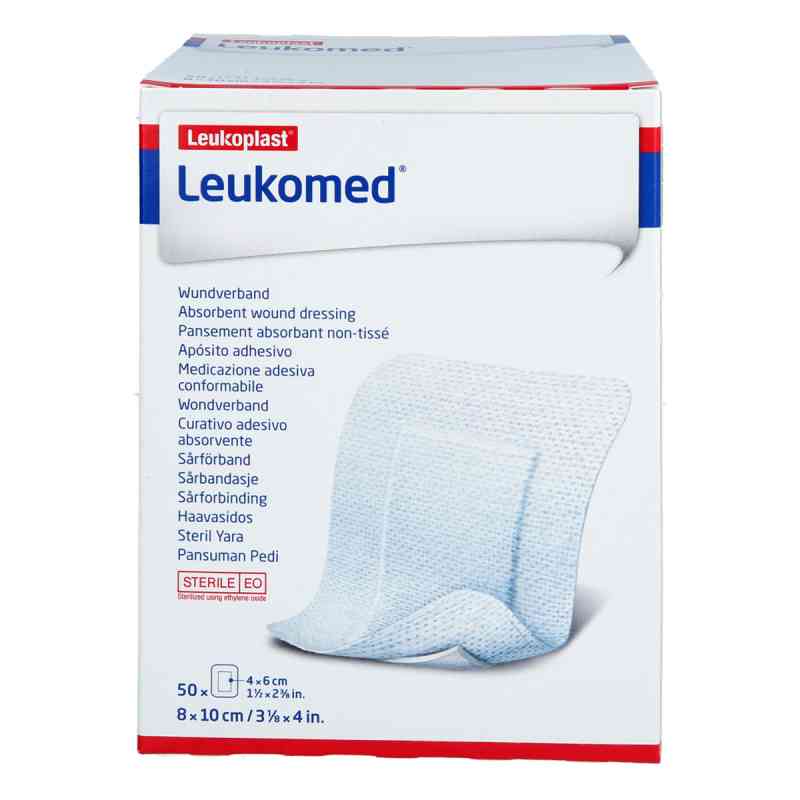 Leukomed sterile Pflaster 8x10 cm 50 stk von + Prisoma GmbH PZN 16595188