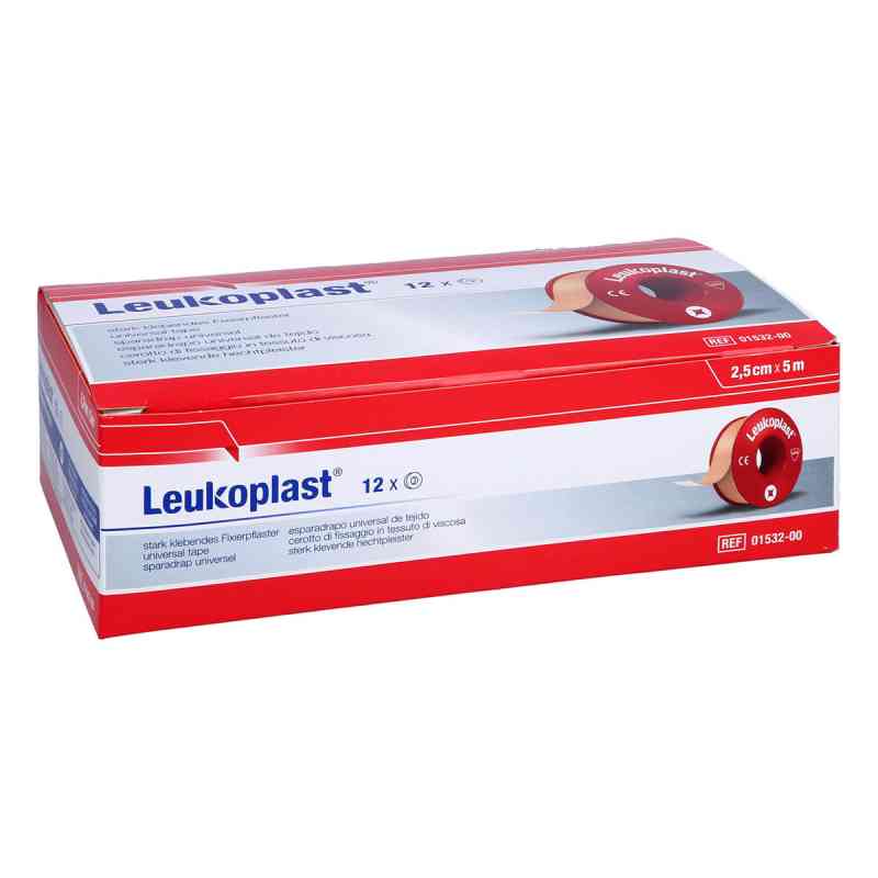 Leukoplast 5 m x 2,50 cm 12 stk von JUNEK Europ-Vertrieb GmbH PZN 05529521
