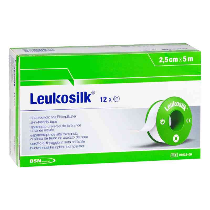 Leukosilk 5 m x 2,50 cm 12 stk von Bios Medical Services GmbH PZN 05529550