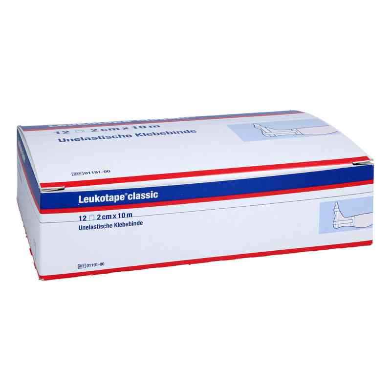 Leukotape Classic 10mx2cm weiss 12 stk von 1001 Artikel Medical GmbH PZN 05383997