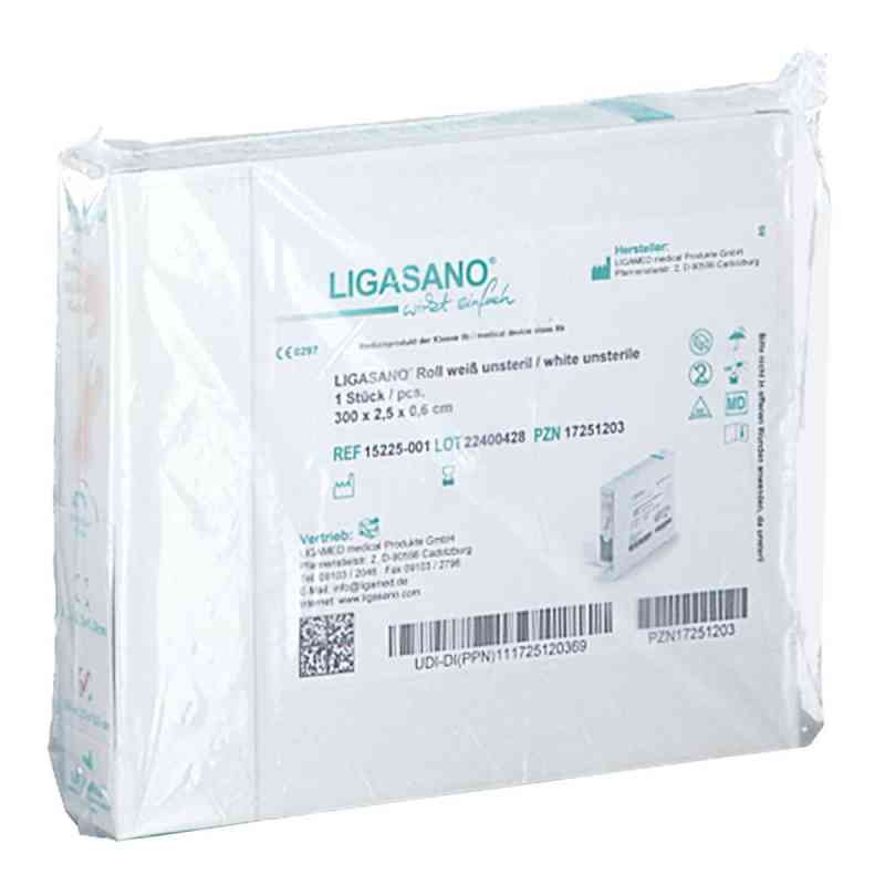 Ligasano Roll Weiß Verb.0,6x2,5x300 Cm Unsteril 1 stk von LIGAMED medical Produkte GmbH PZN 17251203