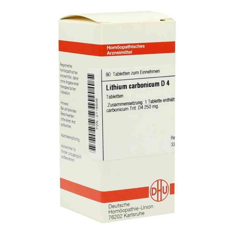 Lithium Carb. D4 Tabletten 80 stk von DHU-Arzneimittel GmbH & Co. KG PZN 02118556