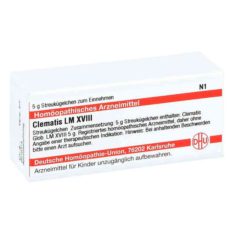 Lm Clematis Xviii Globuli 5 g von DHU-Arzneimittel GmbH & Co. KG PZN 04503494
