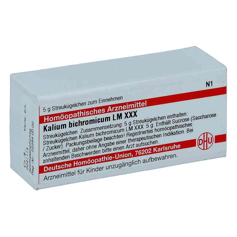 Lm Kalium Bichromicum Xxx Globuli 5 g von DHU-Arzneimittel GmbH & Co. KG PZN 02678048