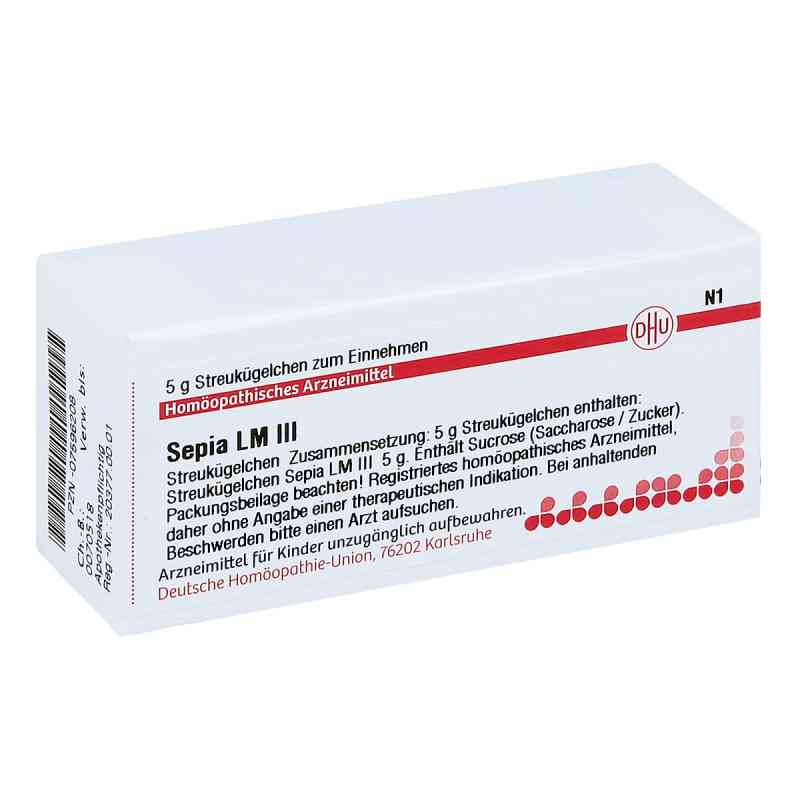 Lm Sepia Iii Globuli 5 g von DHU-Arzneimittel GmbH & Co. KG PZN 07596208