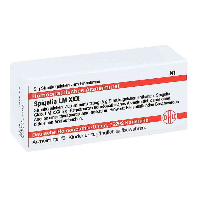 Lm Spigelia Xxx Globuli 5 g von DHU-Arzneimittel GmbH & Co. KG PZN 04509290