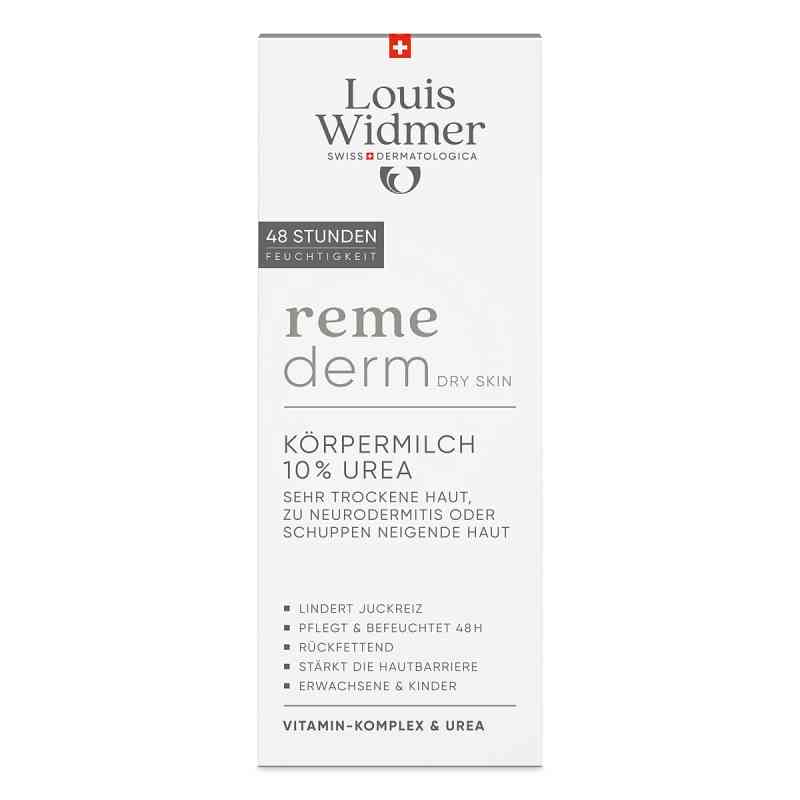 Louis Widmer remederm Körpermilch 10% Urea 200 ml von LOUIS WIDMER GmbH PZN 19395952