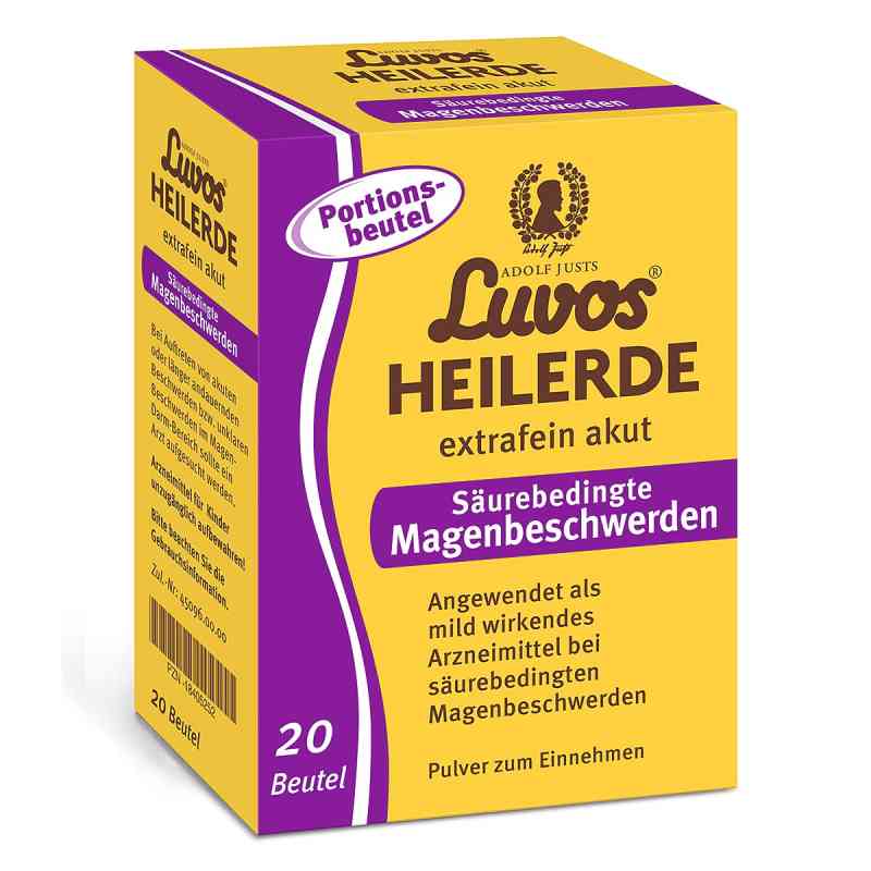 Luvos Heilerde Extrafein Akut Säureb.magenbe.btl. 20X6.5 g von Heilerde-Gesellschaft Luvos Just GmbH & Co. KG PZN 18405252