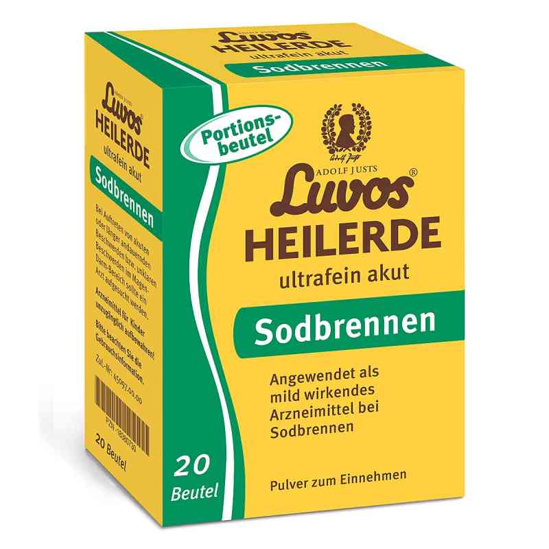 Luvos Heilerde Ultrafein Akut Sodbrennen Pulv.btl. 20X6.5 g von Heilerde-Gesellschaft Luvos Just GmbH & Co. KG PZN 18380730