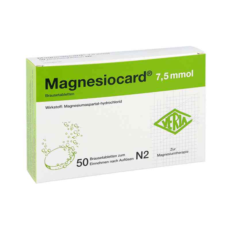 Magnesiocard 7,5 mmol Brausetabletten 50 stk von Verla-Pharm Arzneimittel GmbH &  PZN 00110295