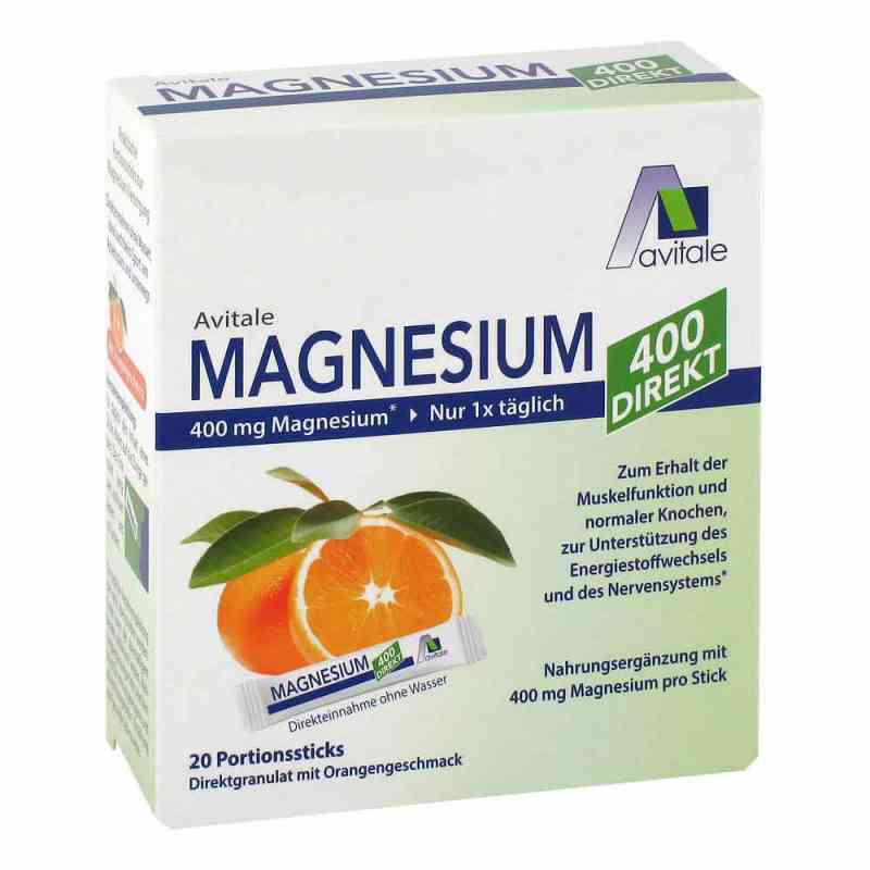 Magnesium 400 direkt Orange Portionssticks 20X2.1 g von Avitale GmbH PZN 15529887