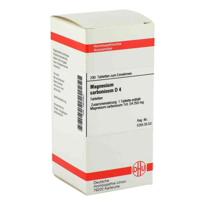 Magnesium Carbonicum D4 Tabletten 200 stk von DHU-Arzneimittel GmbH & Co. KG PZN 02802927