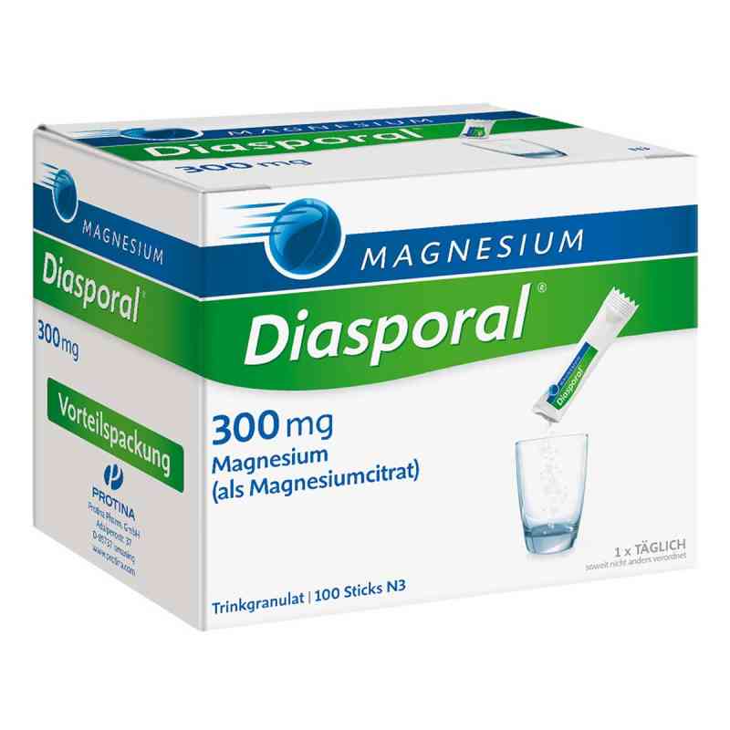 Magnesium Diasporal 300 mg Granulat zur, zum her.e.lsg.z.ein. 100 stk von Protina Pharmazeutische GmbH PZN 10712486