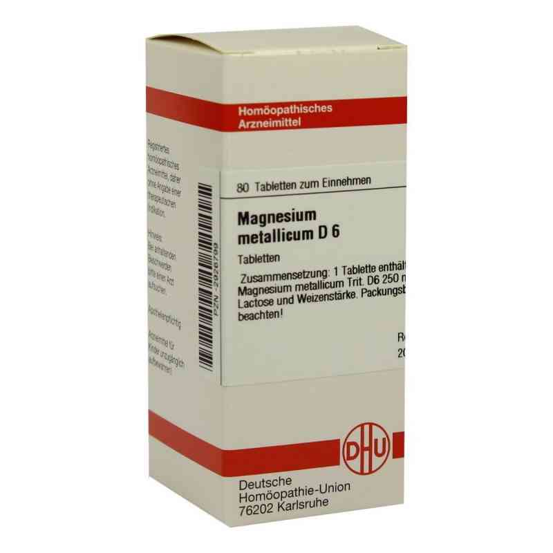 Magnesium Metallicum D6 Tabletten 80 stk von DHU-Arzneimittel GmbH & Co. KG PZN 02926799