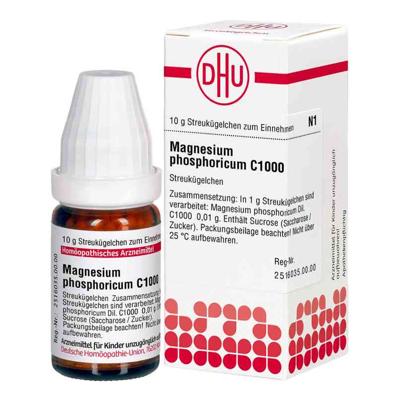 Magnesium Phos. C1000 Globuli 10 g von DHU-Arzneimittel GmbH & Co. KG PZN 00001264