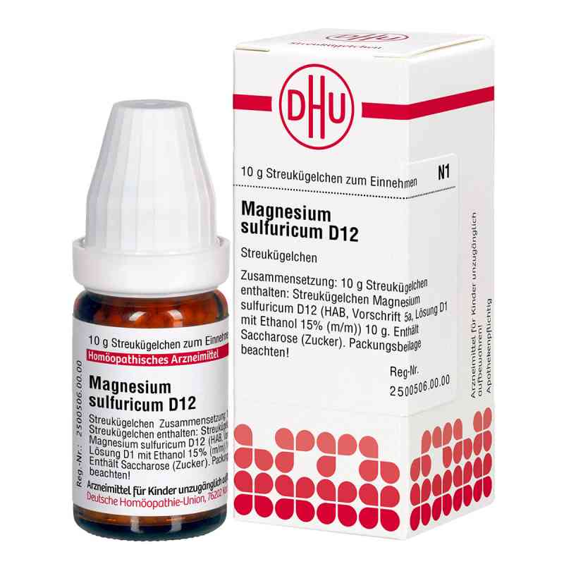 Magnesium Sulfuricum D12 Globuli 10 g von DHU-Arzneimittel GmbH & Co. KG PZN 07173465
