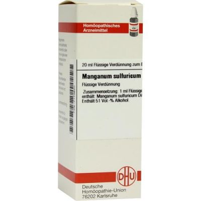 Manganum Sulfuricum D12 Dilution 20 ml von DHU-Arzneimittel GmbH & Co. KG PZN 07173620