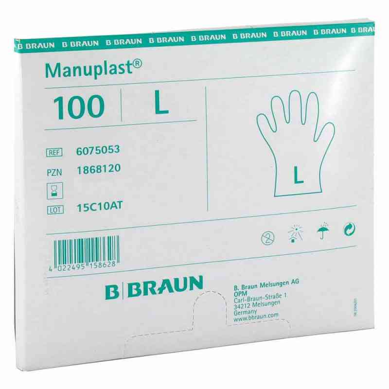 Manuplast Einmal Handschuhe gross, hell 100 stk von B. Braun Melsungen AG PZN 01868120