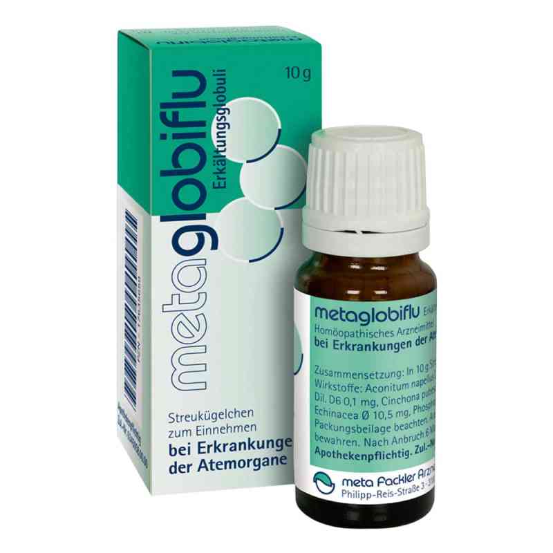 Metaglobiflu Erkältungsglobuli 10 g von meta Fackler Arzneimittel GmbH PZN 17635659