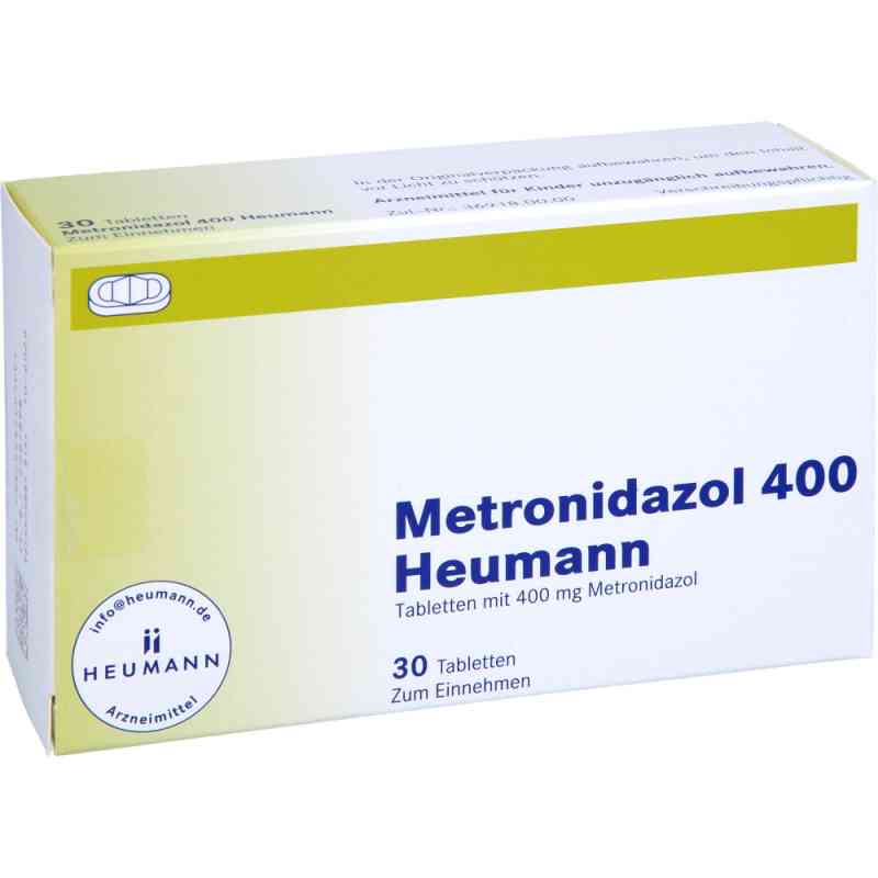 Metronidazol 400 Heumann 30 stk von HEUMANN PHARMA GmbH & Co. Generica KG PZN 12350277