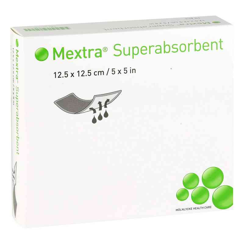 Mextra Superabsorbent Verband 12,5x12,5 cm 10 stk von Mölnlycke Health Care GmbH PZN 12513087