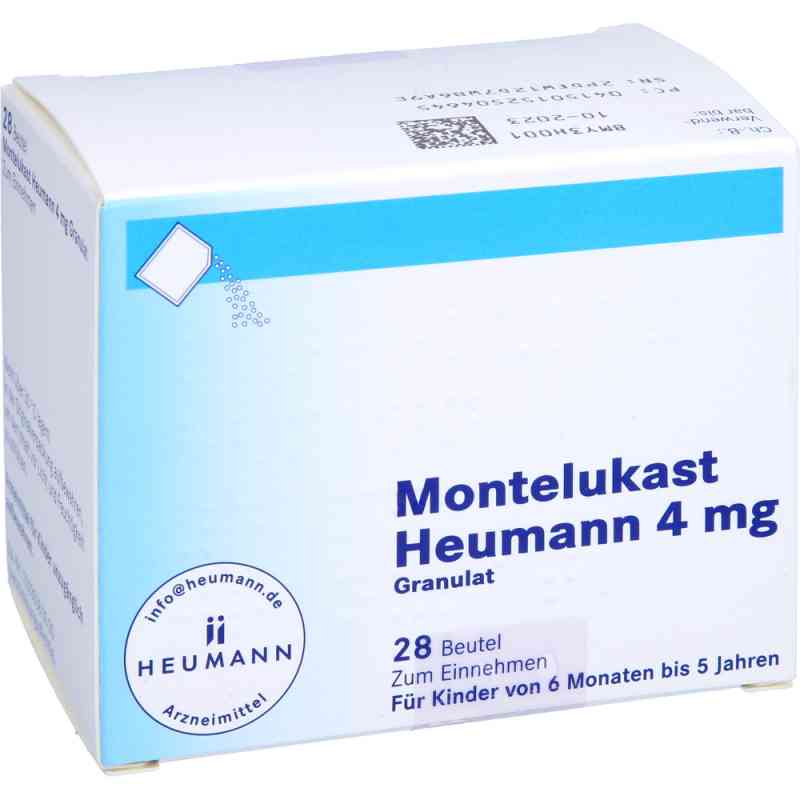 Montelukast Heumann 4 Mg Granulat 28 stk von HEUMANN PHARMA GmbH & Co. Generica KG PZN 15250464