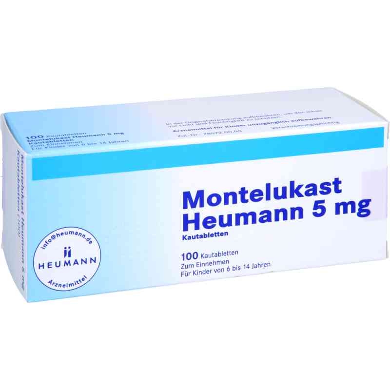 Montelukast Heumann 5 mg Kautabletten 100 stk von HEUMANN PHARMA GmbH & Co. Generica KG PZN 09673539