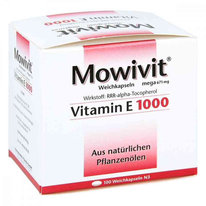 Mowivit Vitamin E 1000 Kapseln 100 stk von Rodisma-Med Pharma GmbH PZN 00836916
