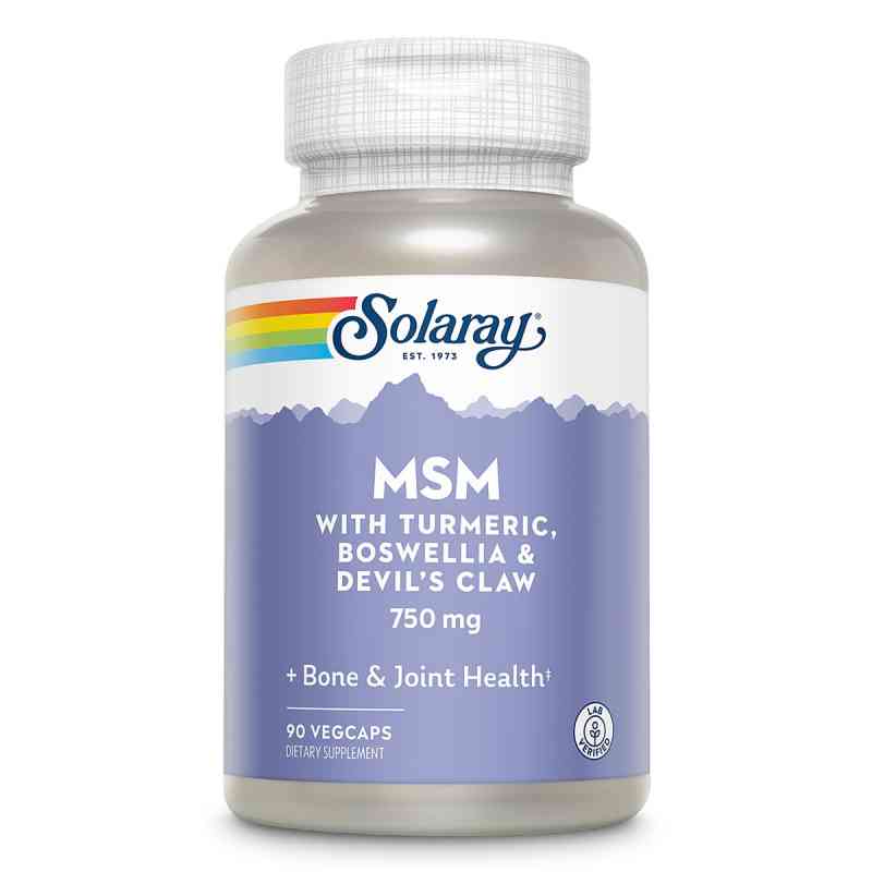 Msm 750 Mg M.curcuma+weihrauch+teufelskralle Kapsel (n) 90 stk von Supplementa GmbH PZN 18298945