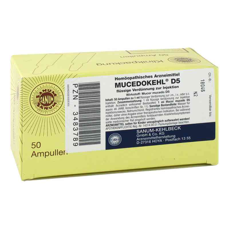 Mucedokehl D5 Ampullen 50X1 ml von SANUM-KEHLBECK GmbH & Co. KG PZN 03483789