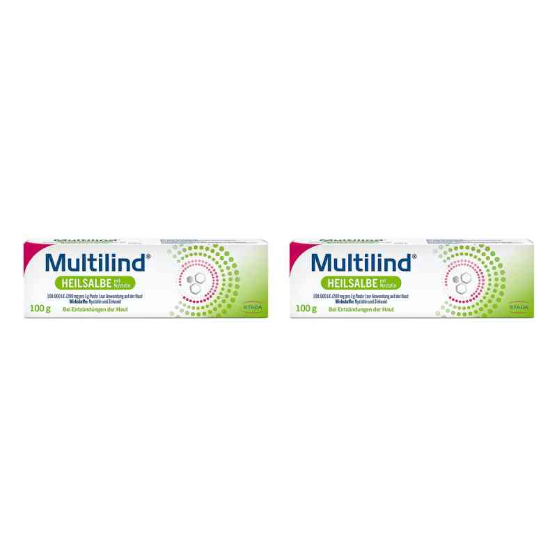 Multilind Wund- und Heilsalbe mit Nystatin und Zinkoxid 2x100 g von STADA Consumer Health Deutschland GmbH PZN 08107626