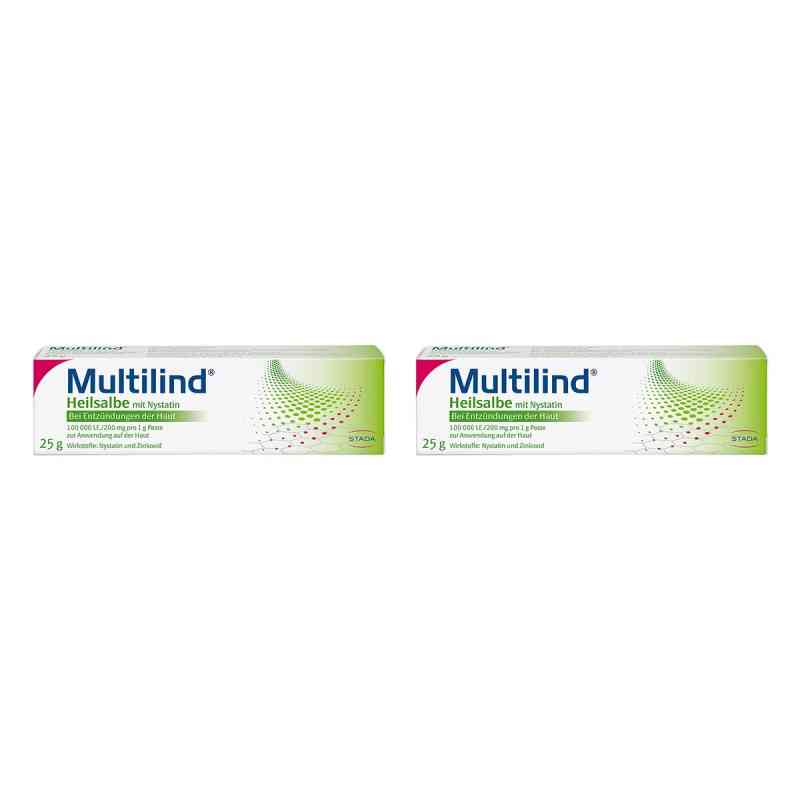 Multilind Wund- und Heilsalbe mit Nystatin und Zinkoxid 2x25 g von STADA Consumer Health Deutschlan PZN 08102250
