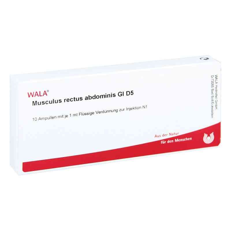 Musculus Rect.abdominis Gl D5 Ampullen 10X1 ml von WALA Heilmittel GmbH PZN 04620509