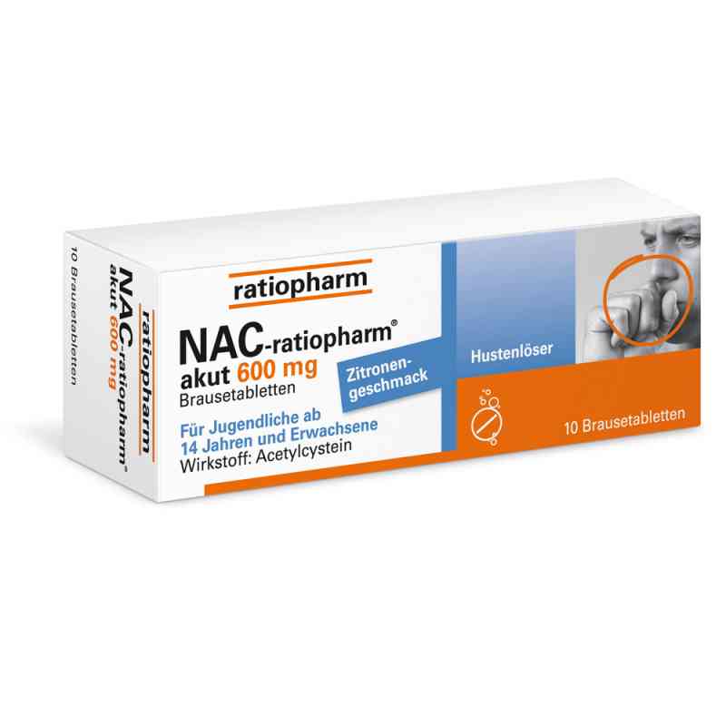NAC-ratiopharm akut 600mg Hustenlöser 10 stk von ratiopharm GmbH PZN 06322992