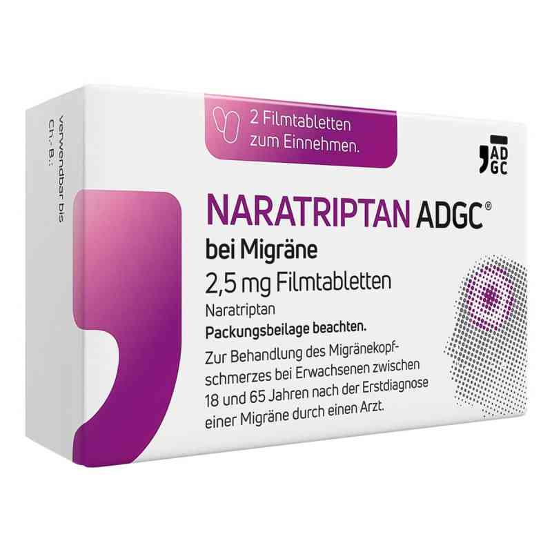 Naratriptan ADGC® bei Migräne 2,5 mg Filmtabletten 2 stk von Zentiva Pharma GmbH PZN 18498549