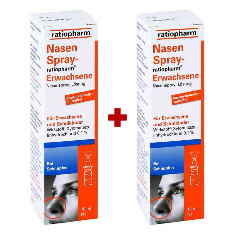 NasenSpray-ratiopharm Erwachsene 2x10 ml von  PZN 08101569