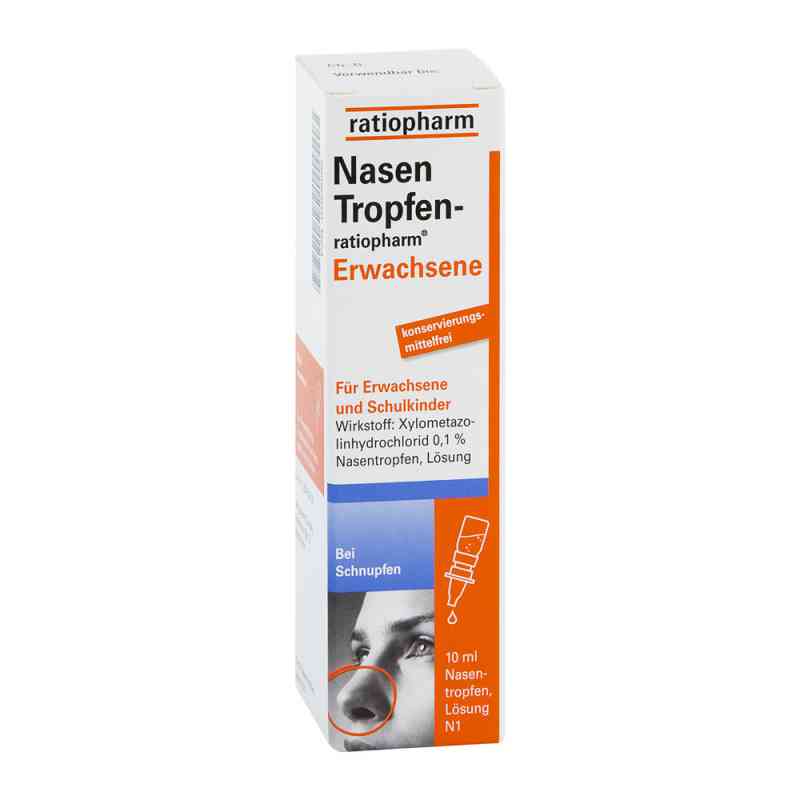 NasenTropfen-ratiopharm Erwachsene 10 ml von ratiopharm GmbH PZN 05006585