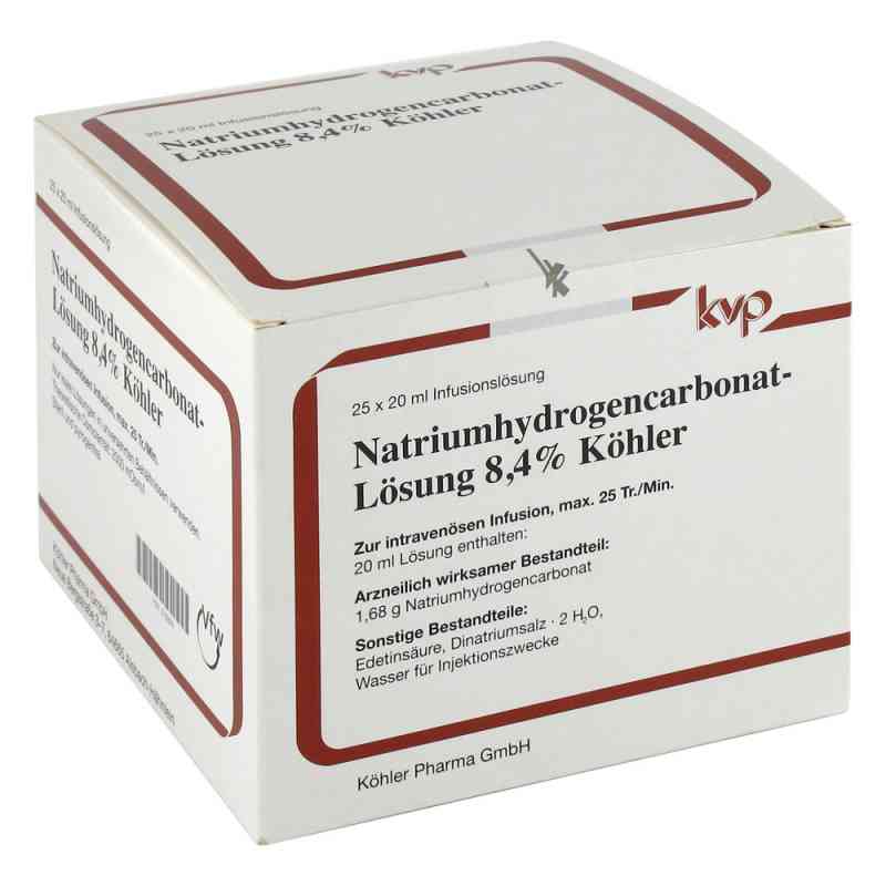 Natrium Hydrogencarbonat 8,4% 25X20 ml von Köhler Pharma GmbH PZN 02782828